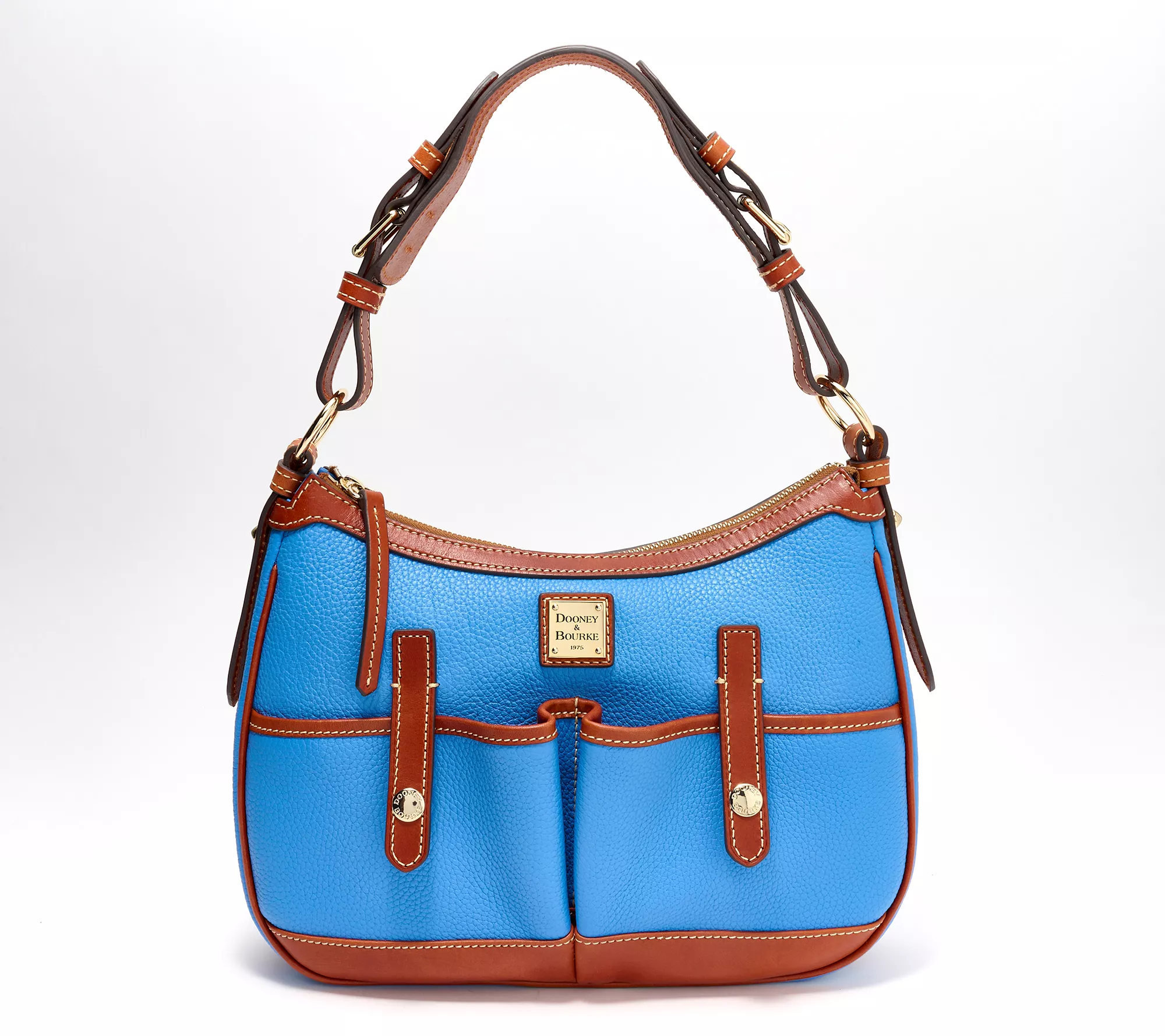 Dooney & Bourke Pebble Leather Small Safari Bag