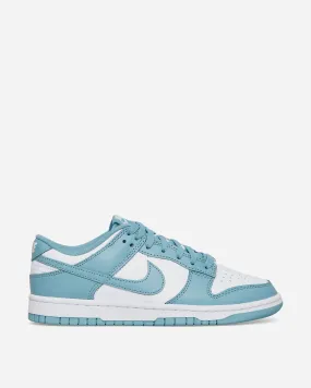 Dunk Low Retro Sneakers White / Denim Turquoise