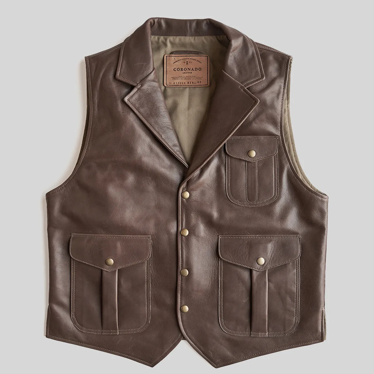 Edinburgh Napa Vest No.104 (LE Brn)