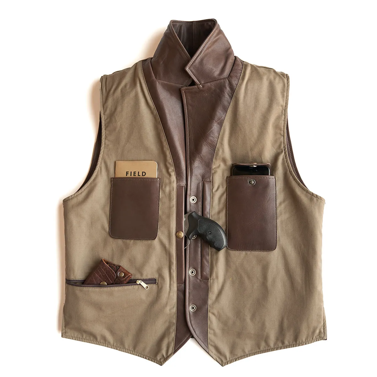 Edinburgh Napa Vest No.104 (LE Brn)