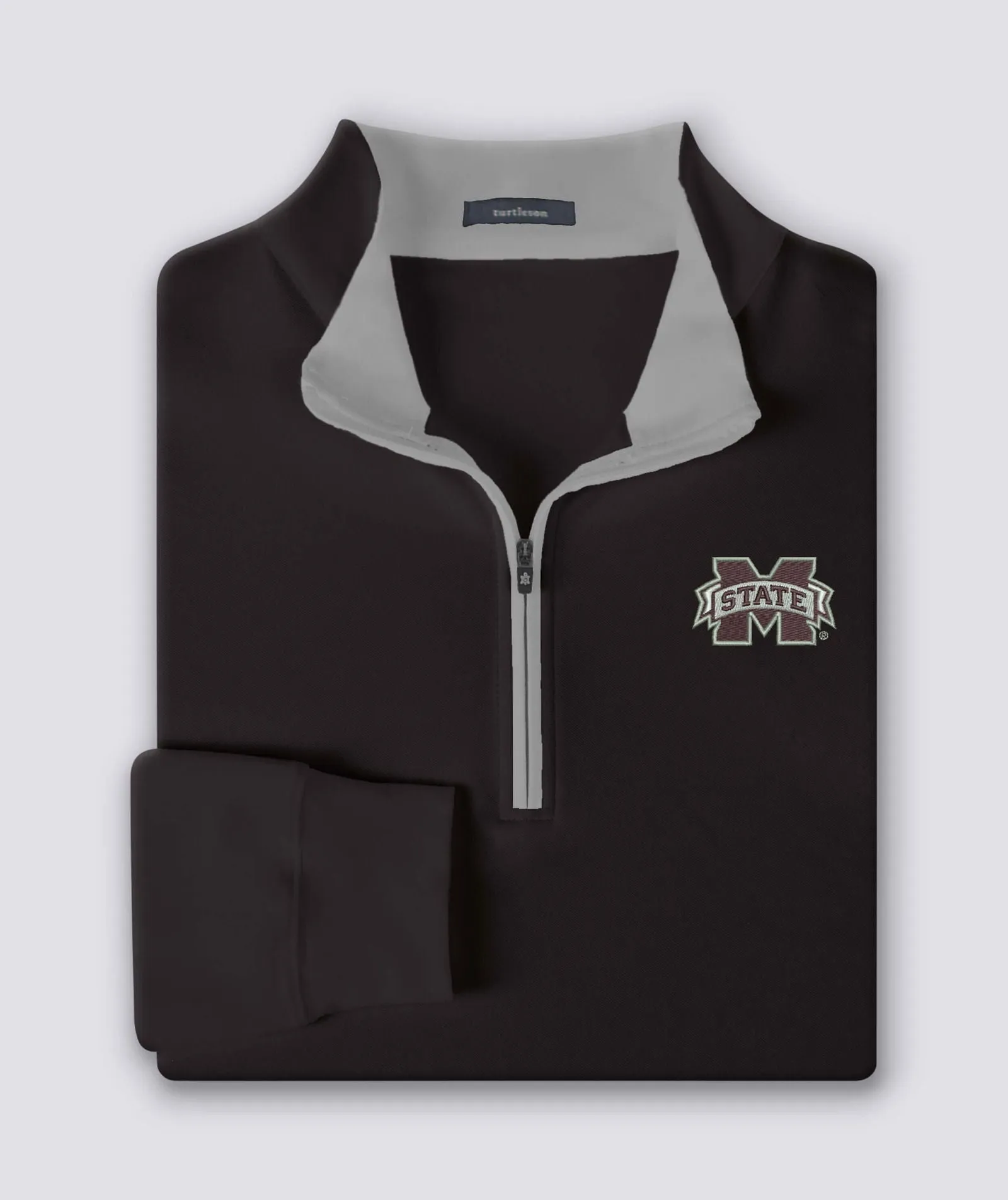 Eli Solid Performance Quarter-Zip Pullover - Mississippi State University