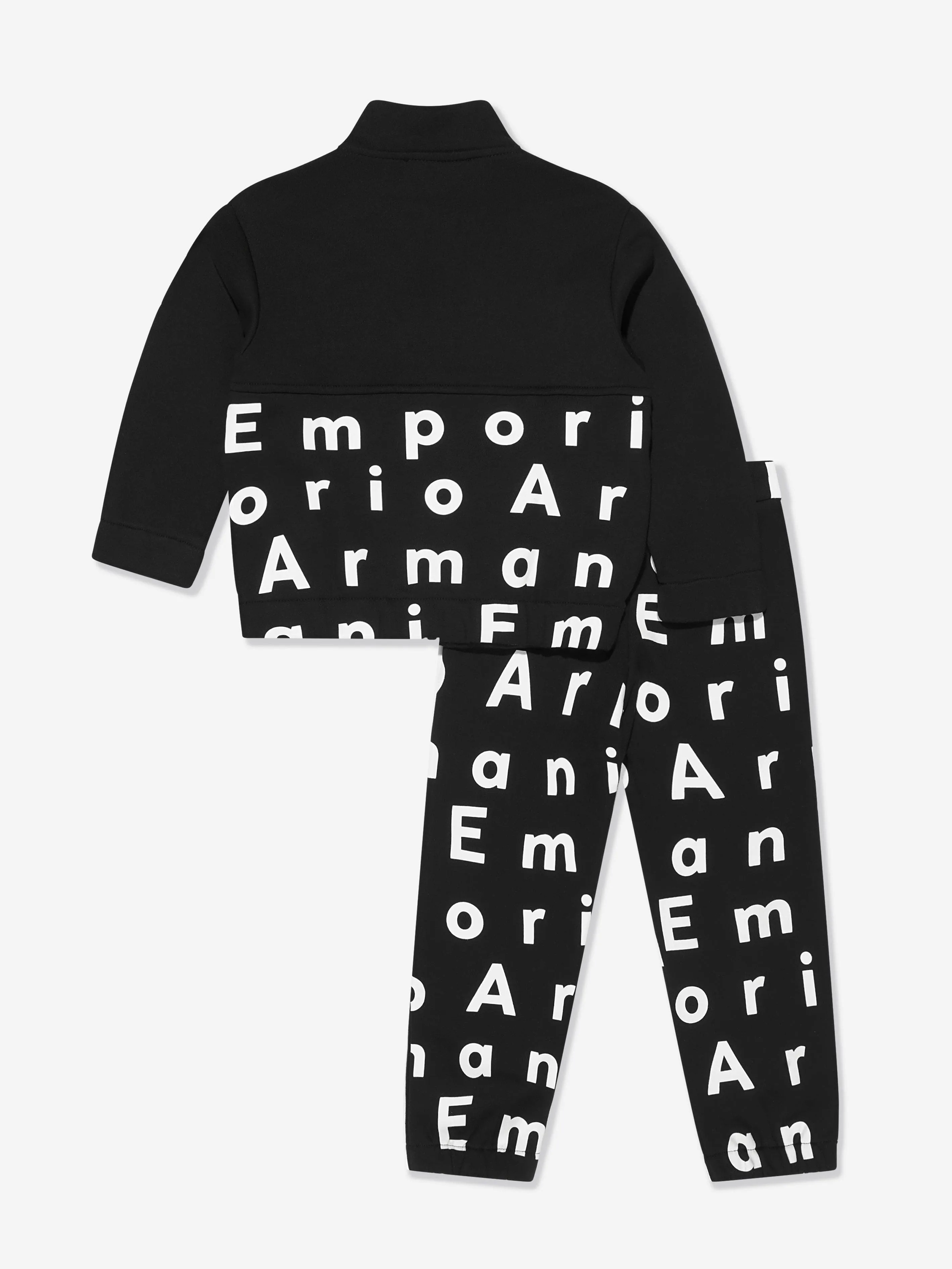 Emporio Armani - Boys All Over Logo Print Tracksuit | Childsplay Clothing