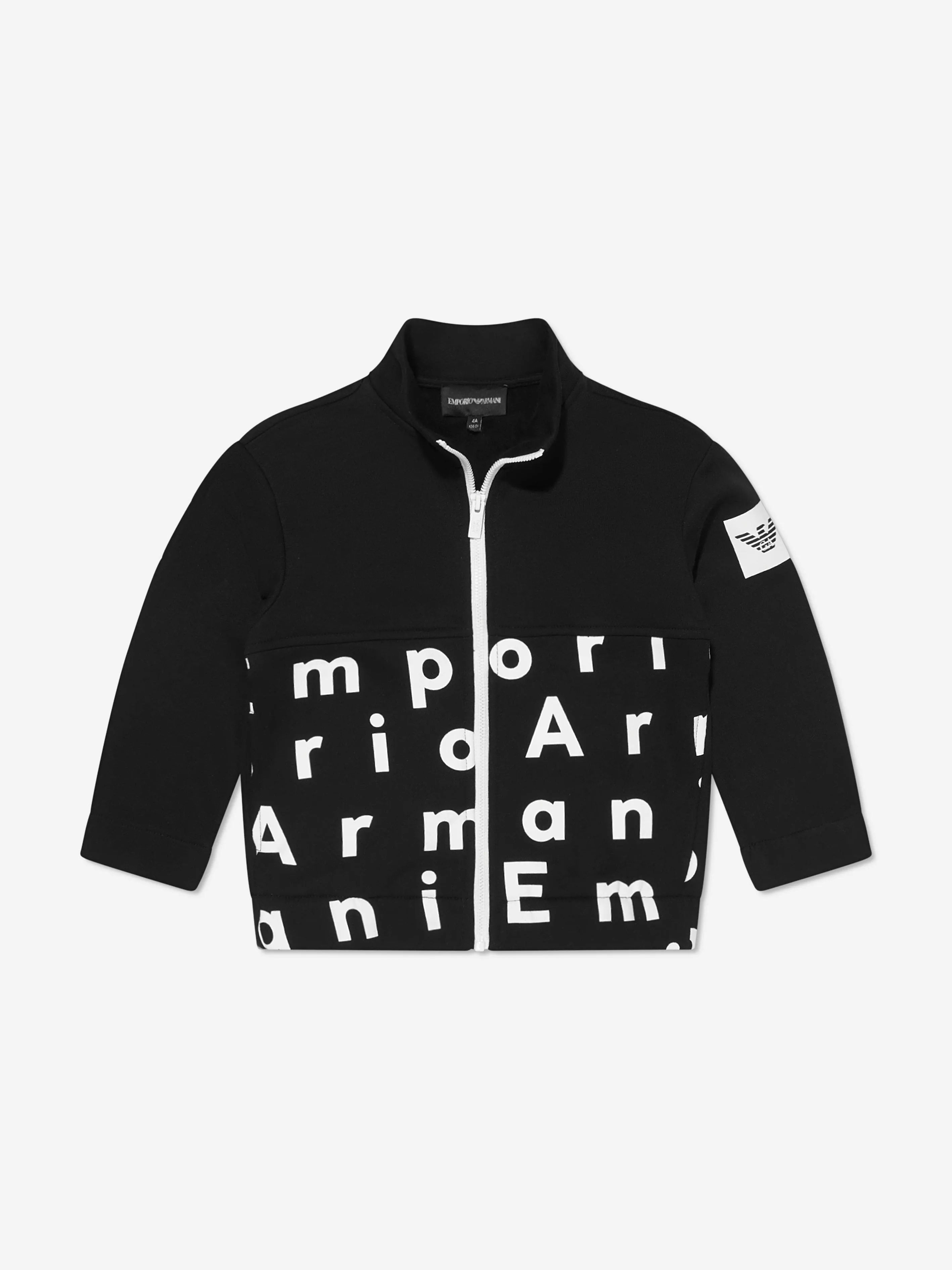 Emporio Armani - Boys All Over Logo Print Tracksuit | Childsplay Clothing