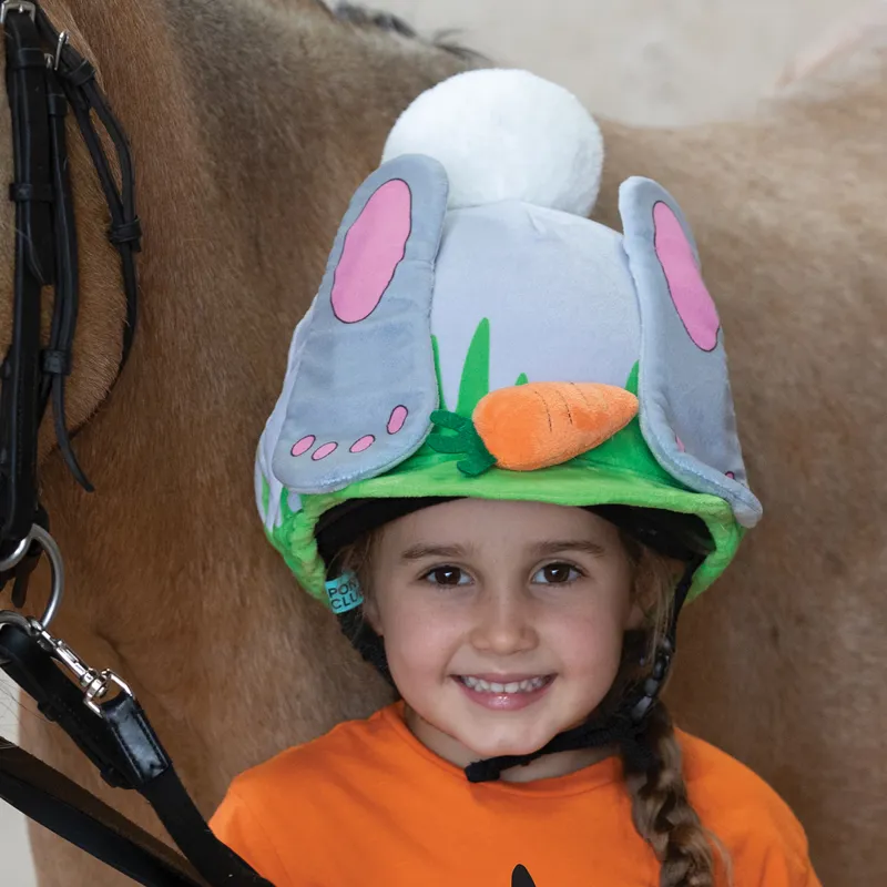 Equetech Animal Hat Silk - Bunny Burrows