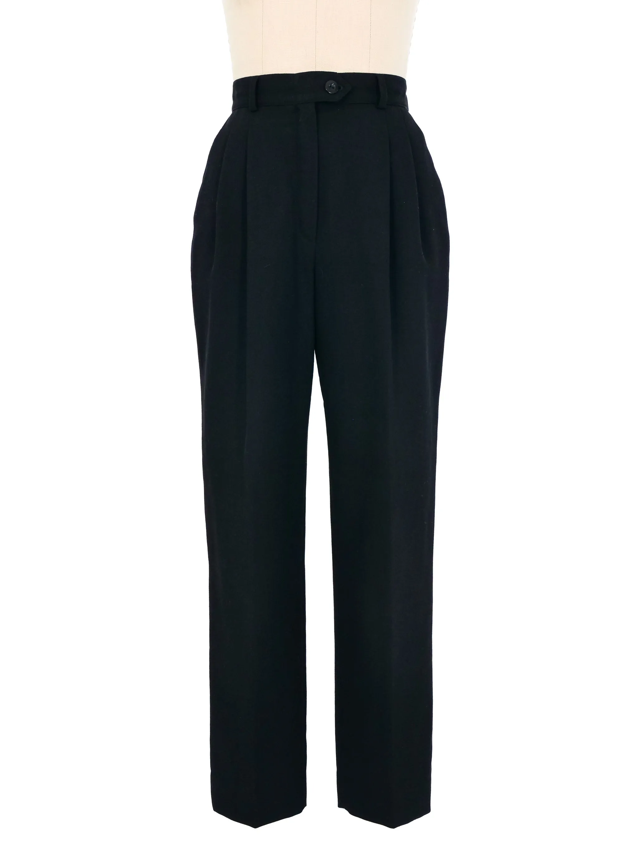 Escada Black High Waisted Trousers