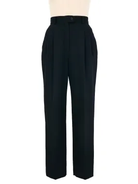 Escada Black High Waisted Trousers