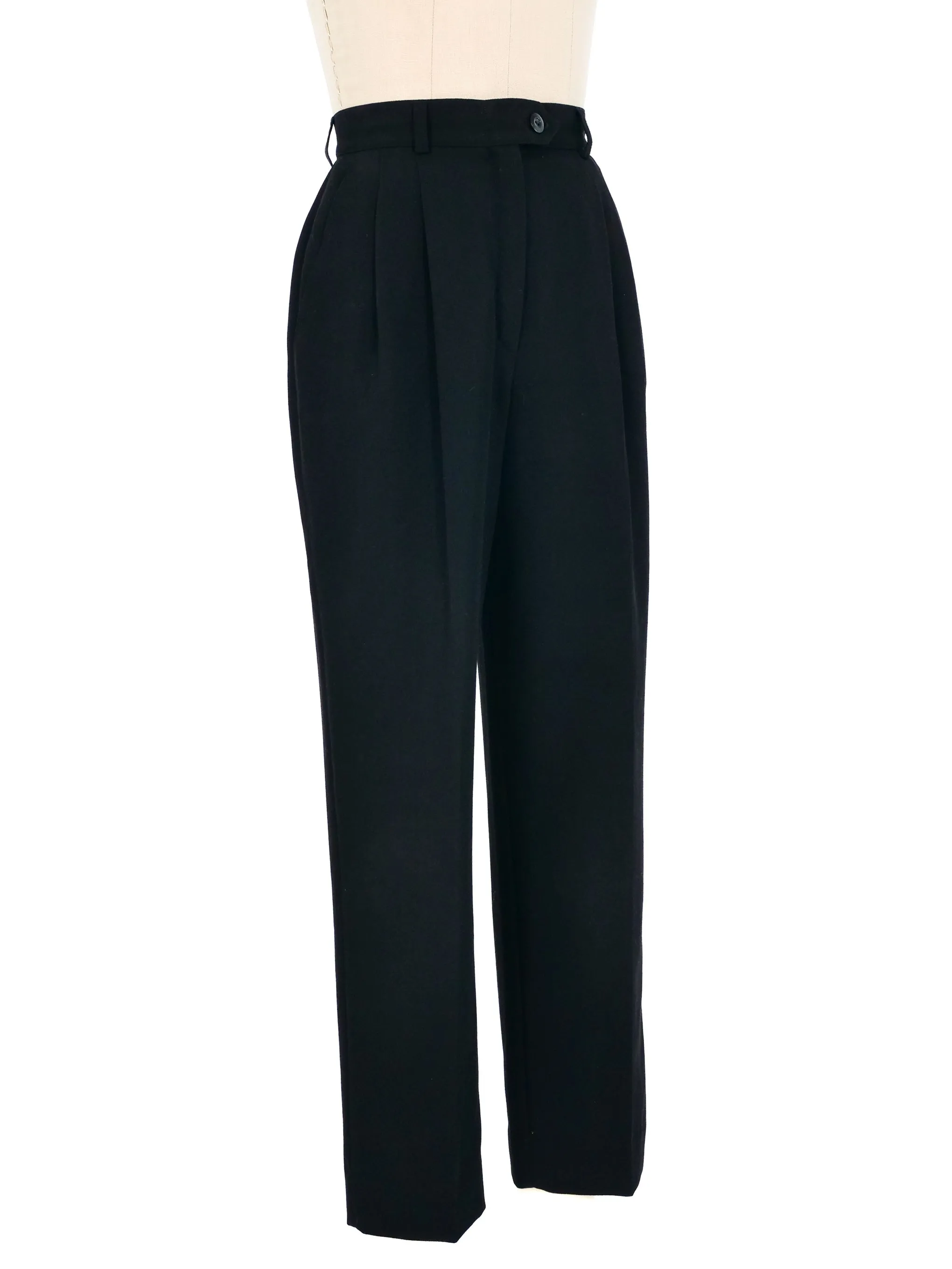 Escada Black High Waisted Trousers