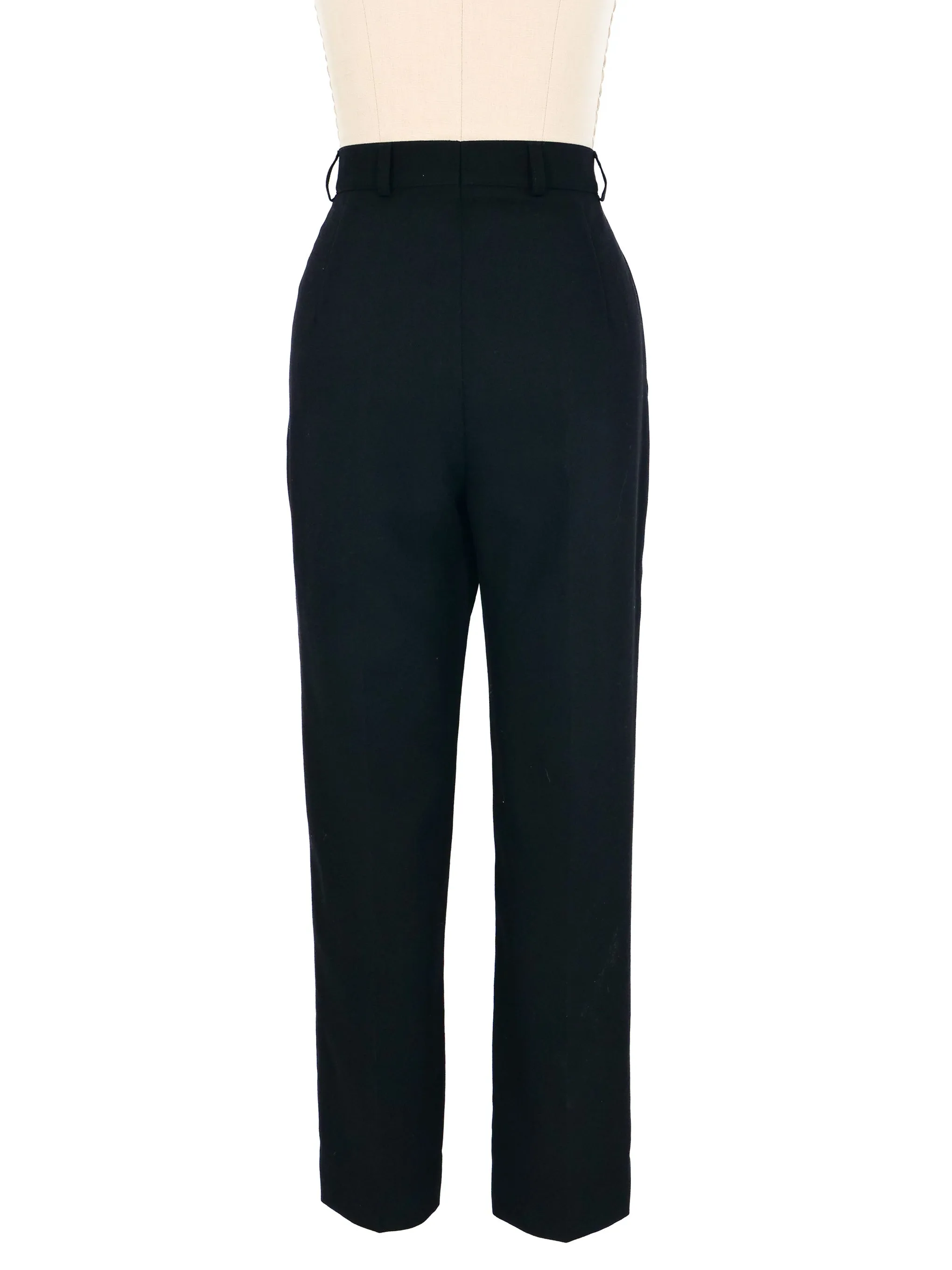 Escada Black High Waisted Trousers