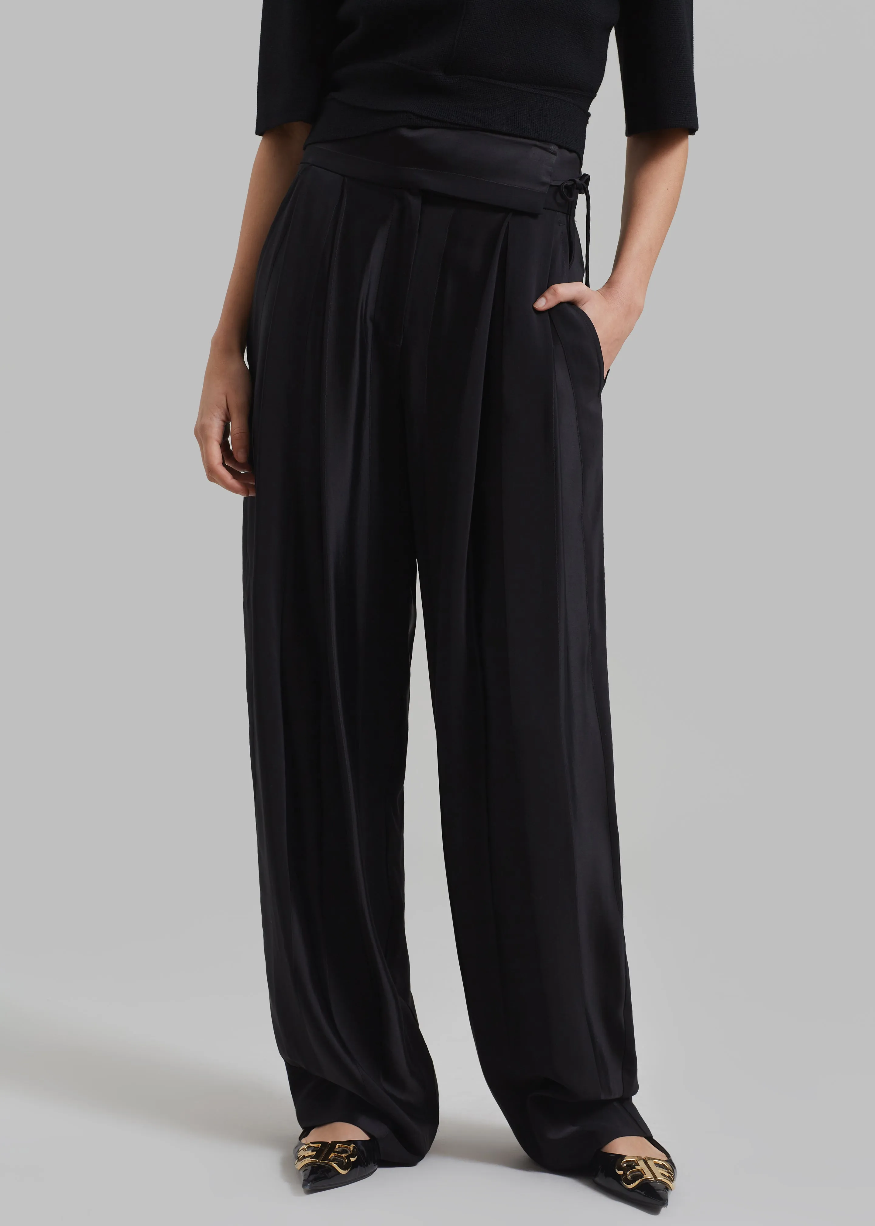 Esse Studios Modus Band Trousers - Black