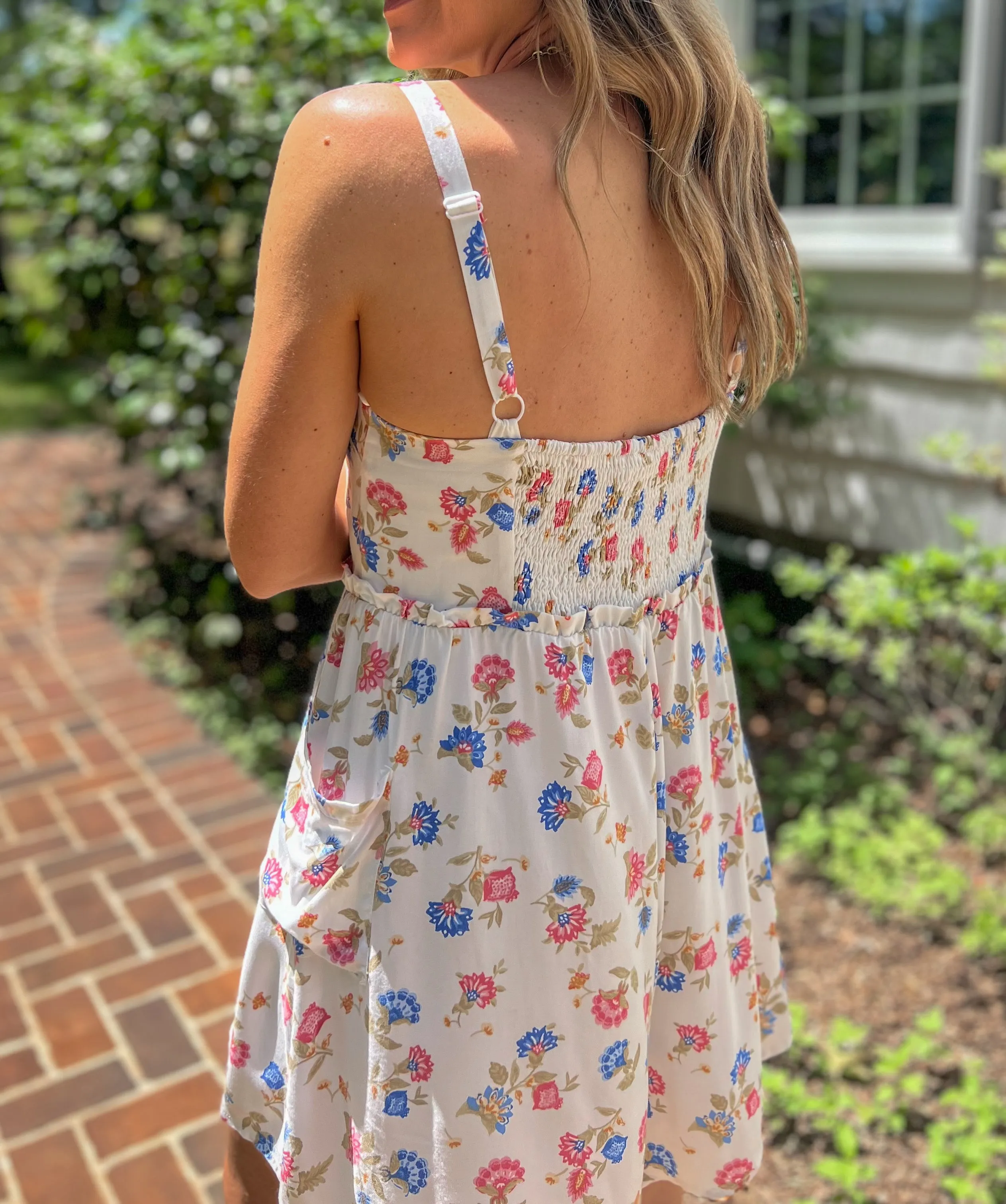 FINAL SALE- Floral Tank Romper