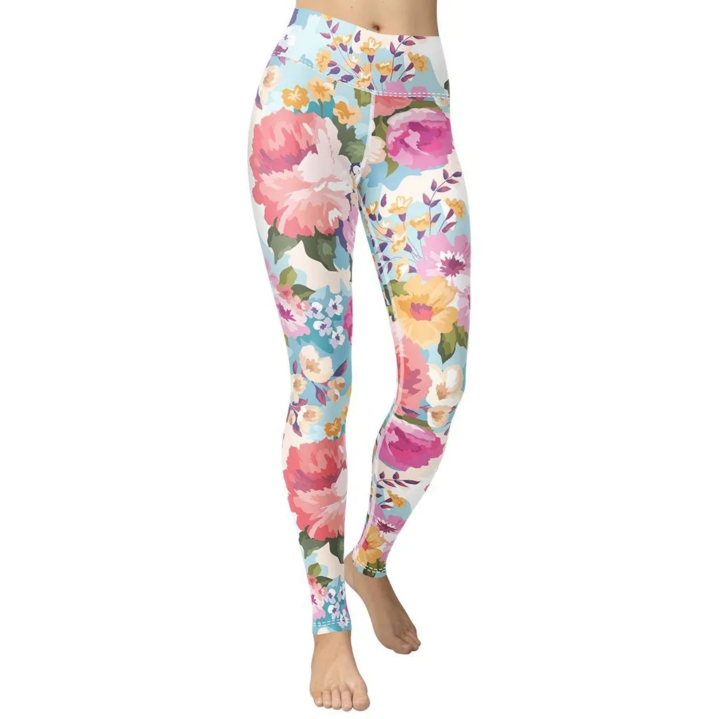 Flower Power Yoga Leggings