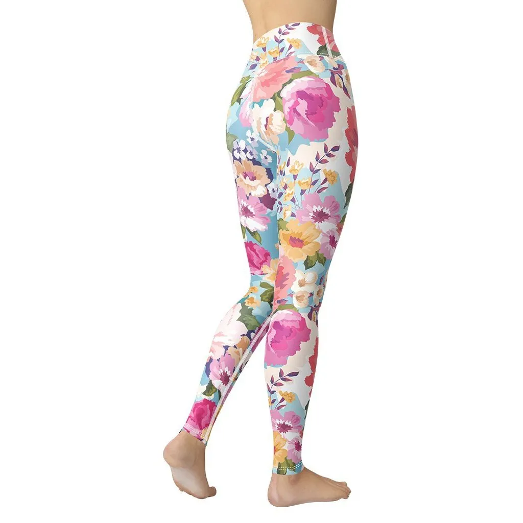 Flower Power Yoga Leggings