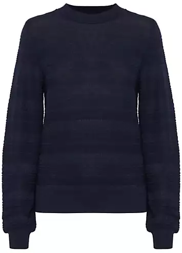 Francella Crew Neck Patterned Pullover by Saint Tropez | Look Again