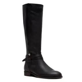 FRYE Women's Melissa Belted Tall Boot Black 7