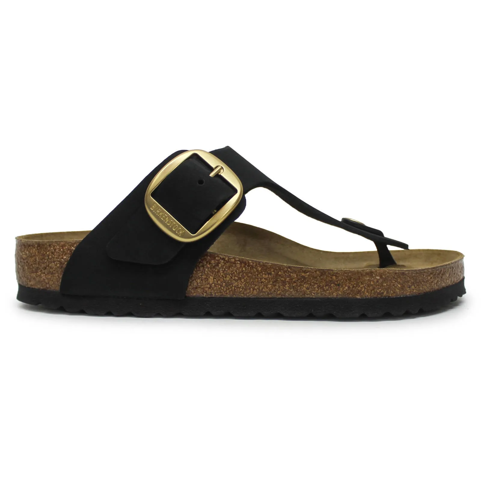 Gizeh Big Buckle Nubuck Leather Unisex Toe Post Sandals