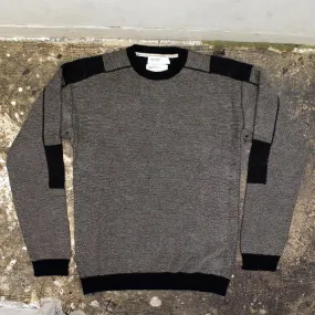 Grey & Black Knitted Jumper