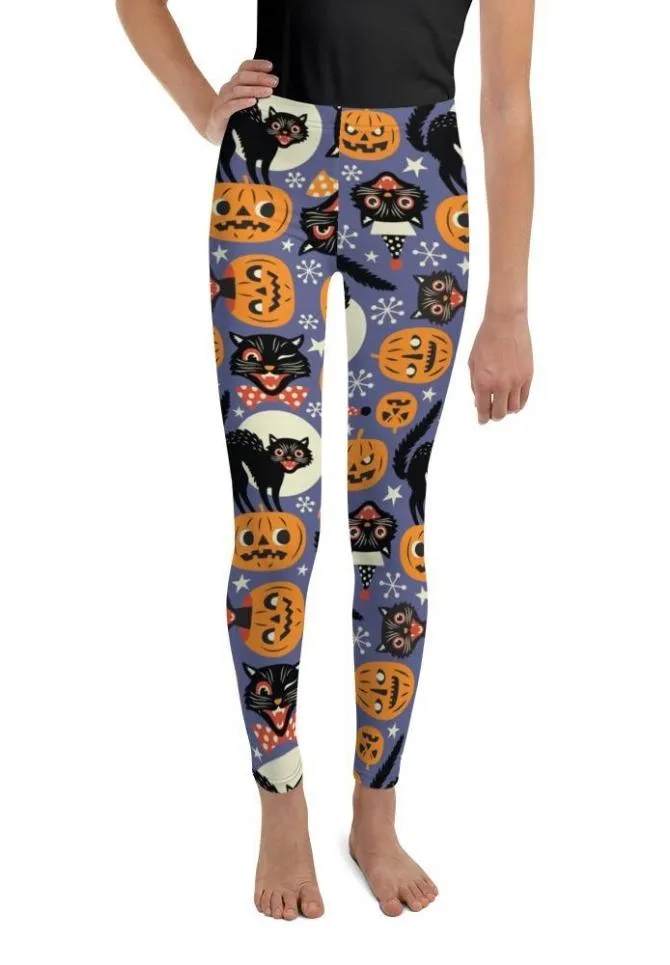 Halloween Print Youth Leggings