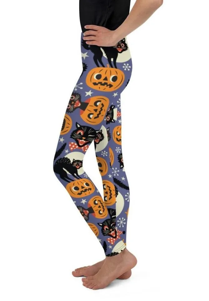 Halloween Print Youth Leggings