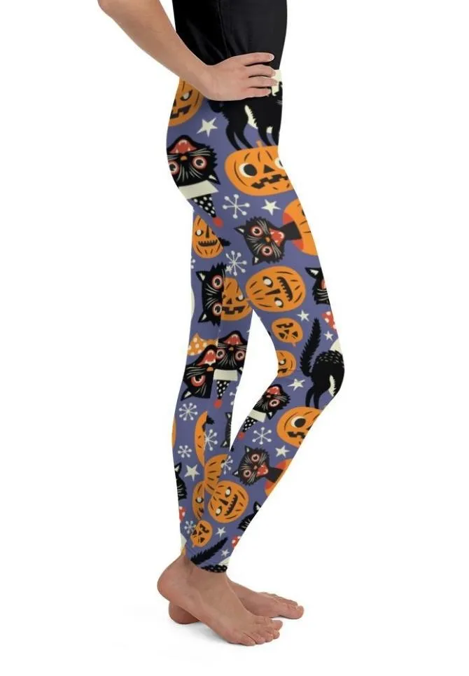 Halloween Print Youth Leggings