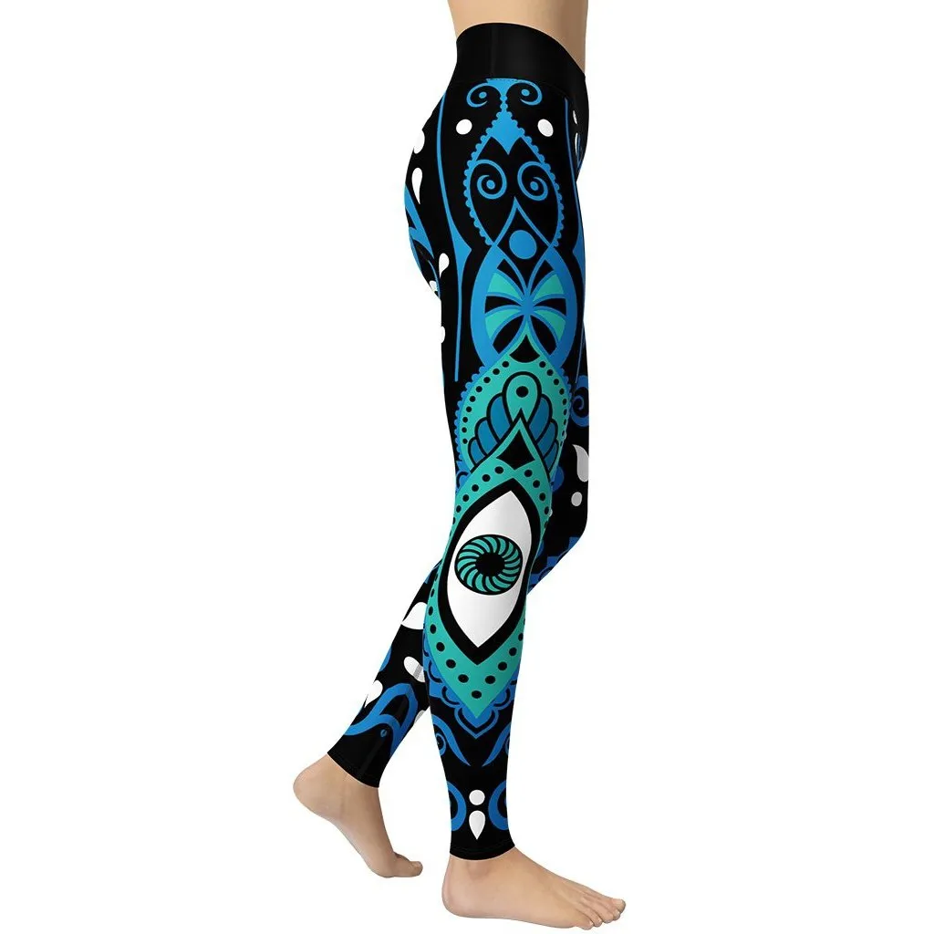 Hamsa Eye Yoga Leggings