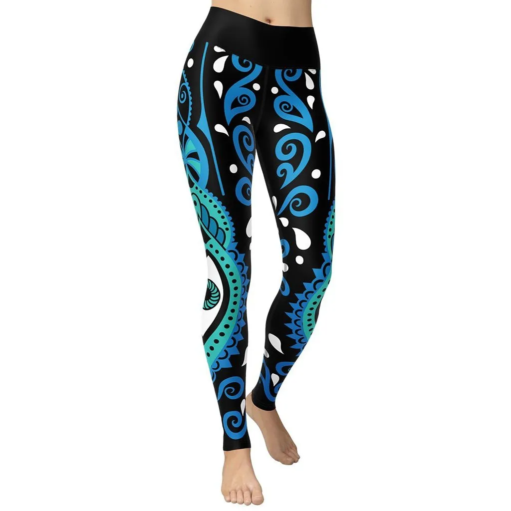 Hamsa Eye Yoga Leggings