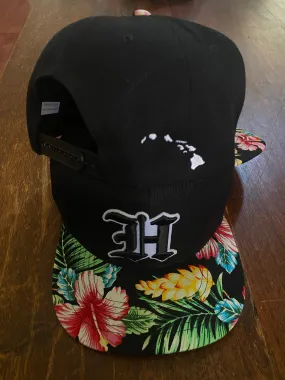 Hawaii H Floral Brim LIMITED Hat