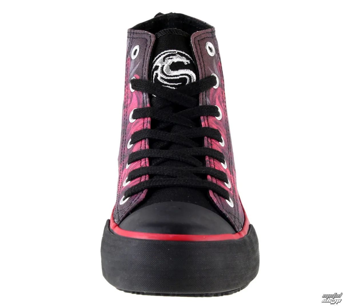 high sneakers women's Blood Rose - SPIRAL - K018S002  -  Metal-shop