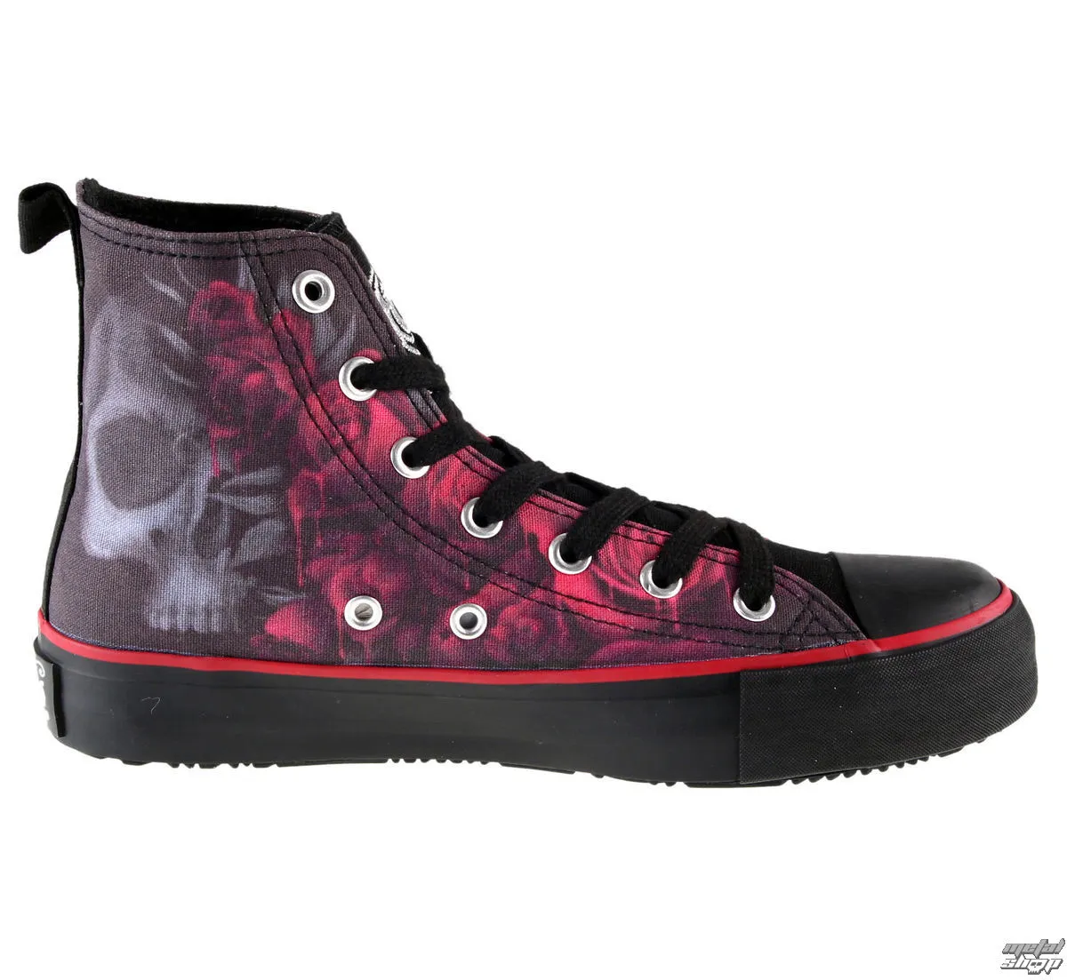 high sneakers women's Blood Rose - SPIRAL - K018S002  -  Metal-shop