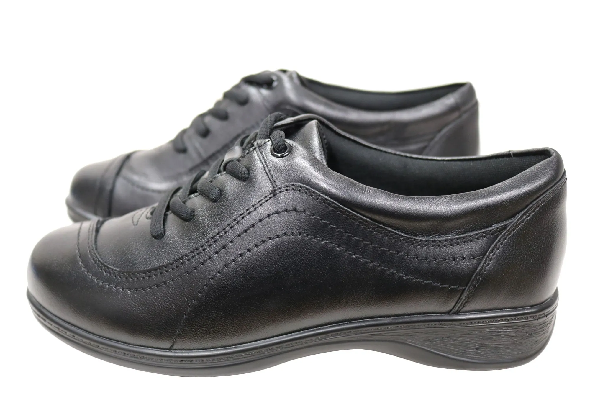 Homyped Molly Womens Comfortable Leather Extra Wide Fit Shoes