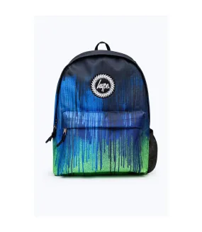 Iconic drips backpack one size black/blue/green Hype