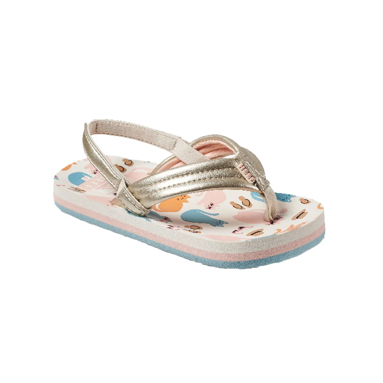 Infant/Toddler Girls' Reef Little Ahi Sandals - Cool Cats