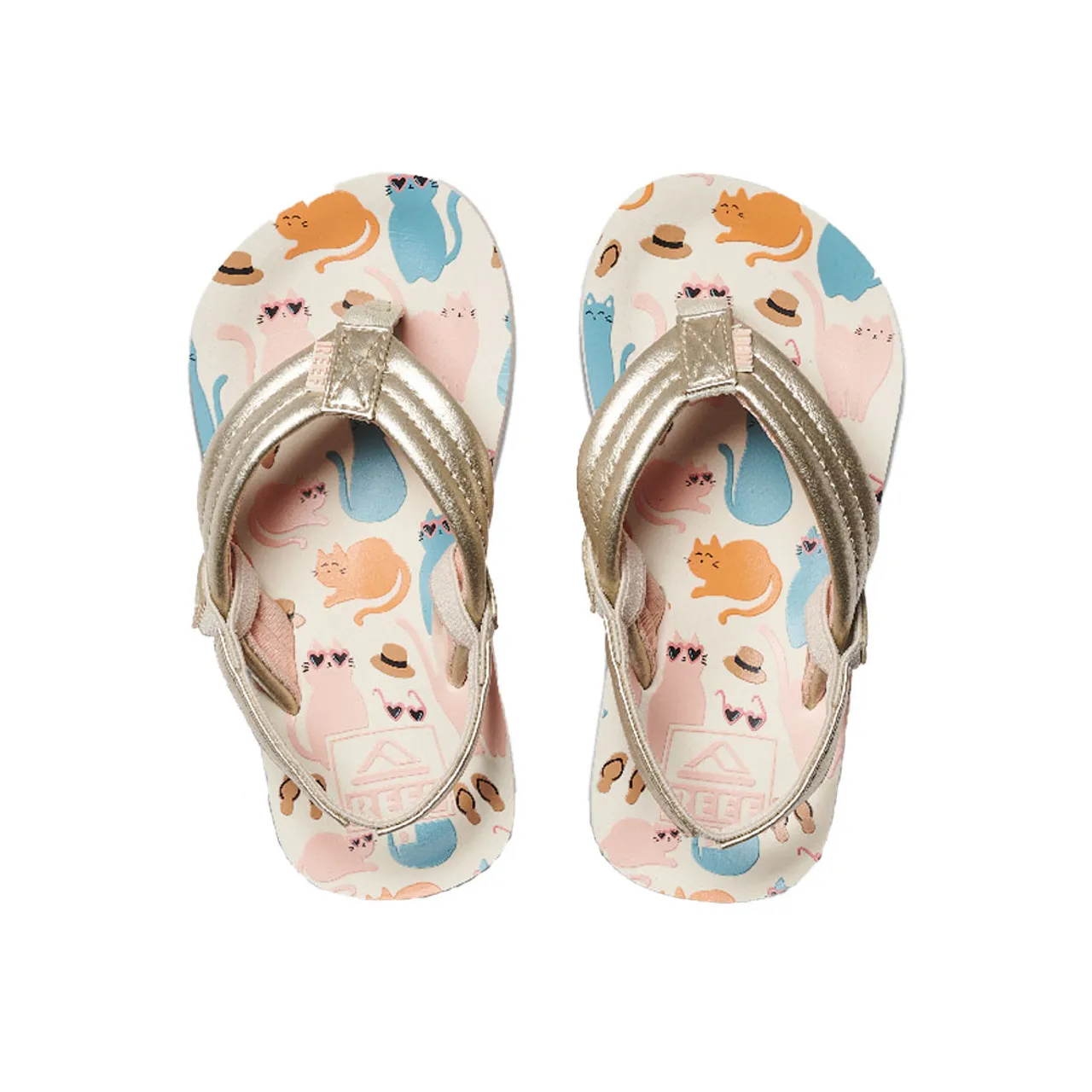 Infant/Toddler Girls' Reef Little Ahi Sandals - Cool Cats