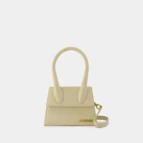 Jacquemus  Le Chiquito bag Medium in Beige Leather