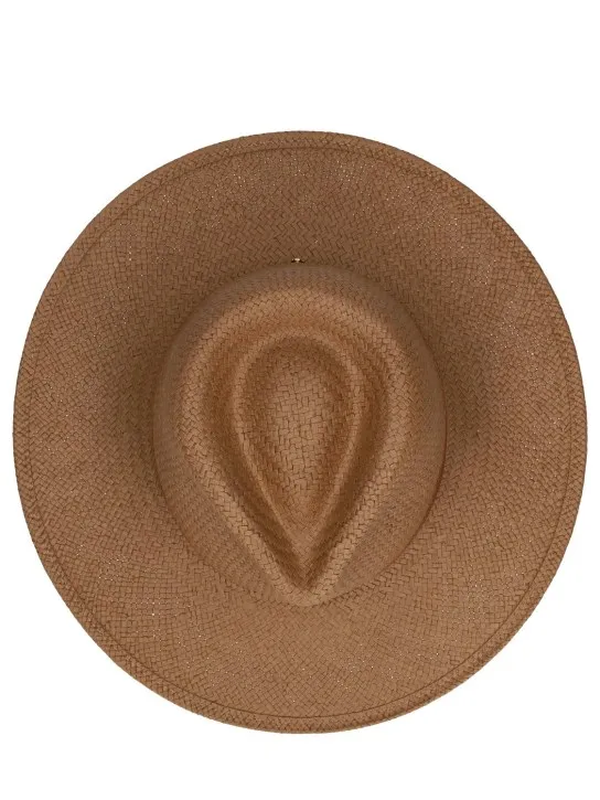 Janessa Leone   Sherman straw effect hat 