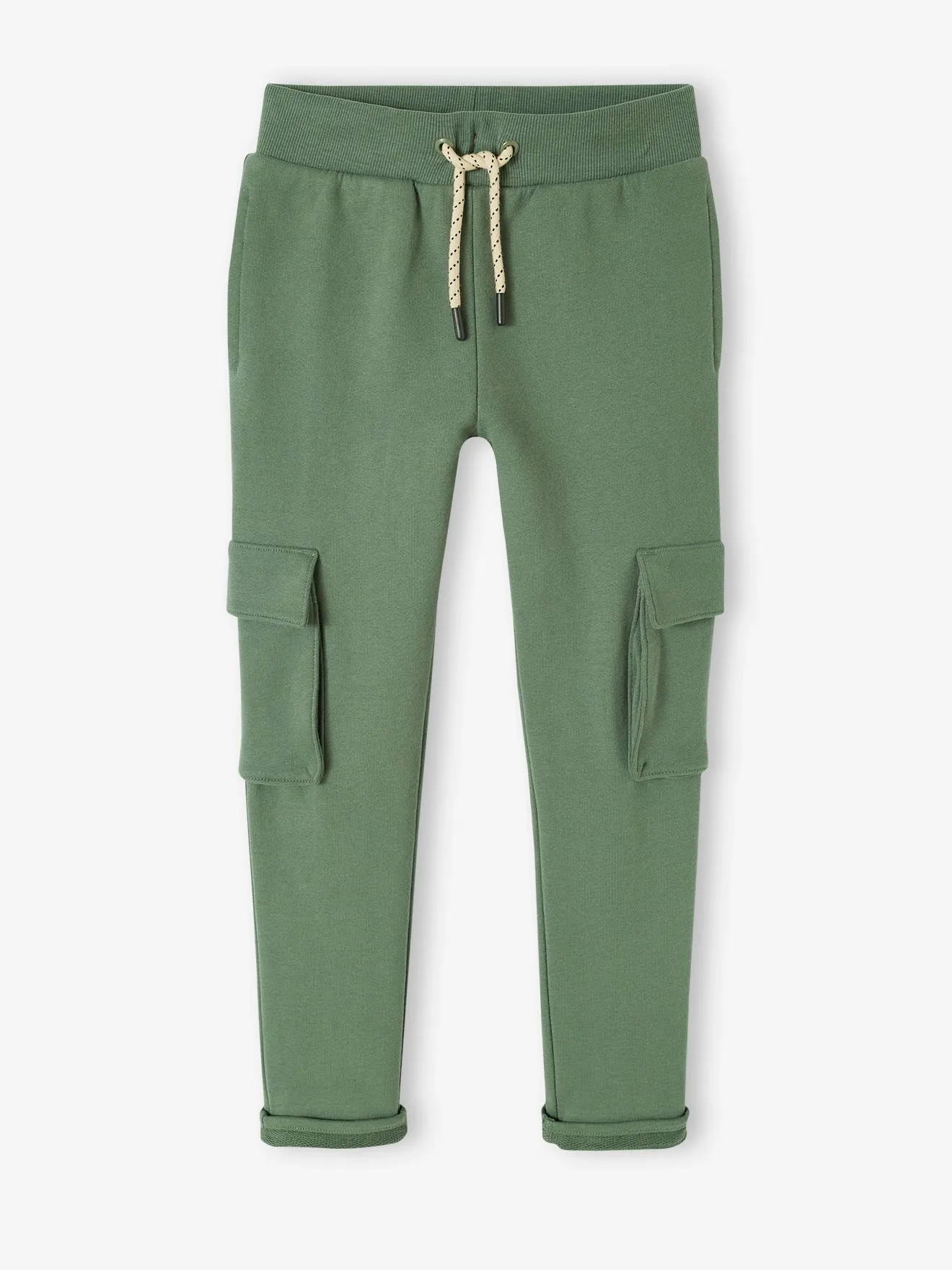 Joggers with Cargo-Type Pockets, for Boys - sage green