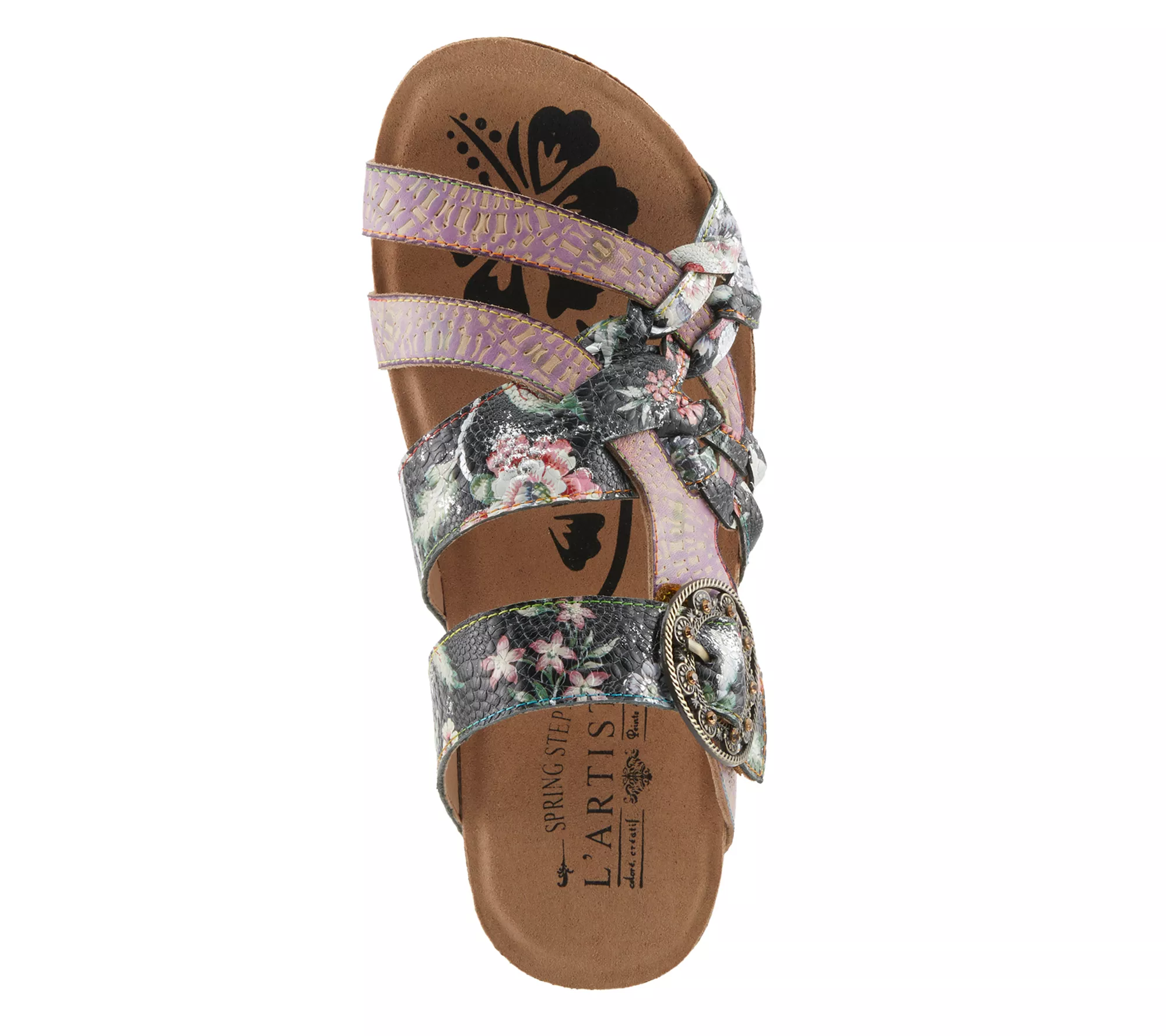 L'artiste by Spring Step Slide Sandals - Brady