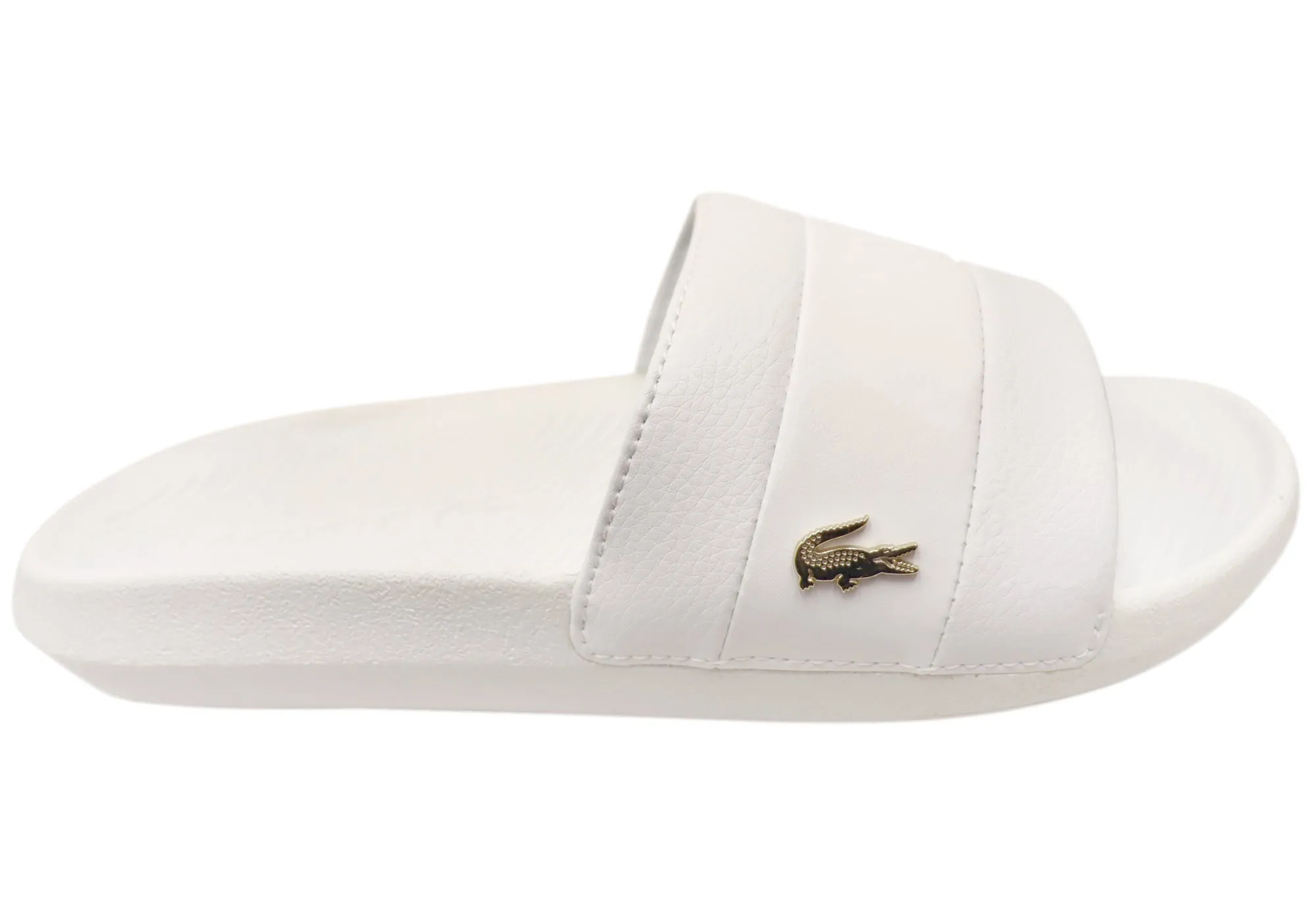 Lacoste Womens Comfortable Croco Slide 120 3 US Slides Sandals