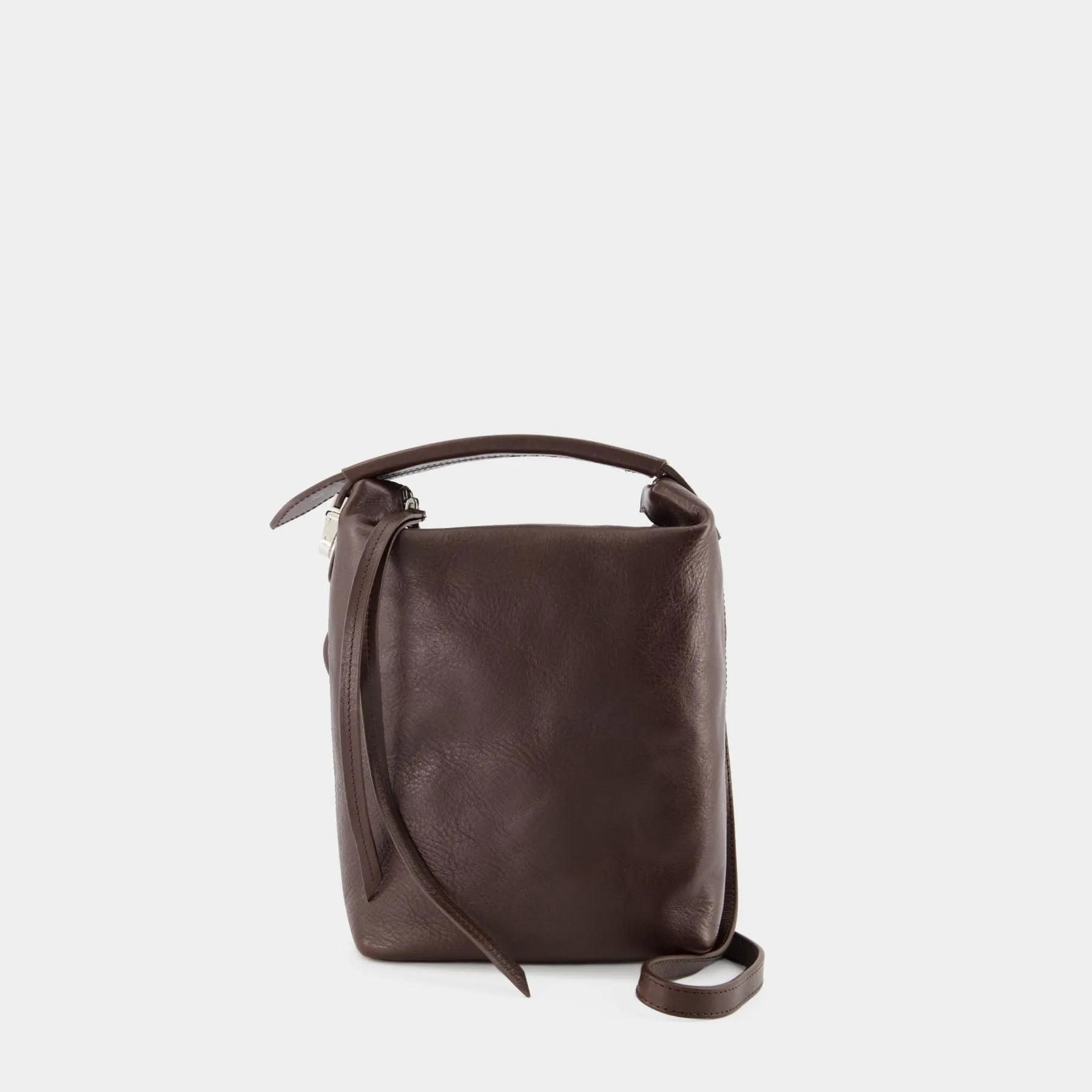 Lemaire  Box Hobo Bag - Lemaire - Chocolate Black - Leather