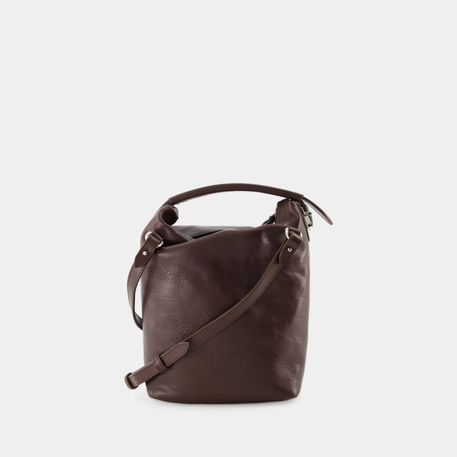 Lemaire  Box Hobo Bag - Lemaire - Chocolate Black - Leather