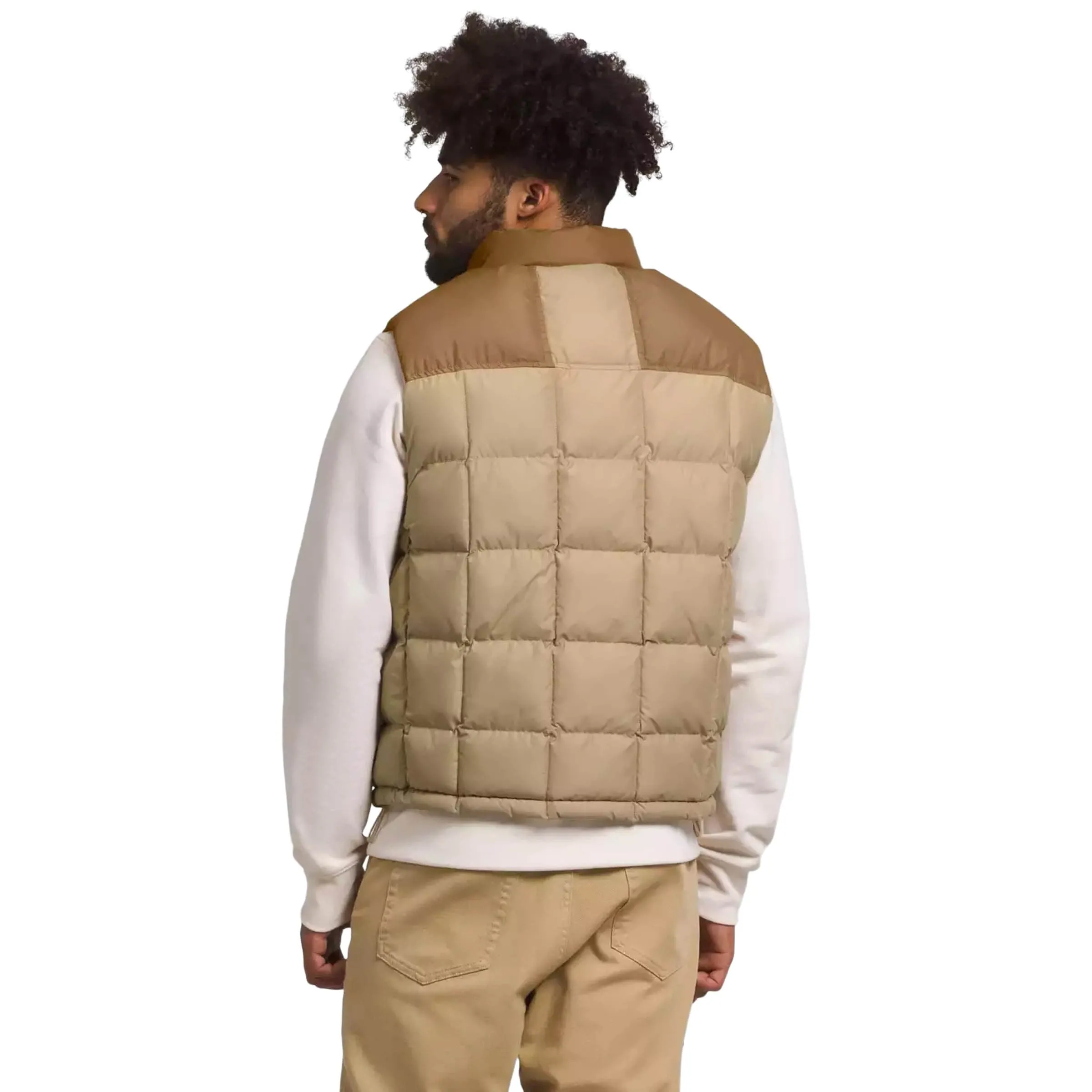 LHOTSE REVERSIBLE VEST KHAKI STONE/UTILITY BROWN | Bodega