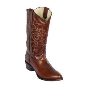 Los Altos Brown Round Toe Pull Up Leather Men’s Boot