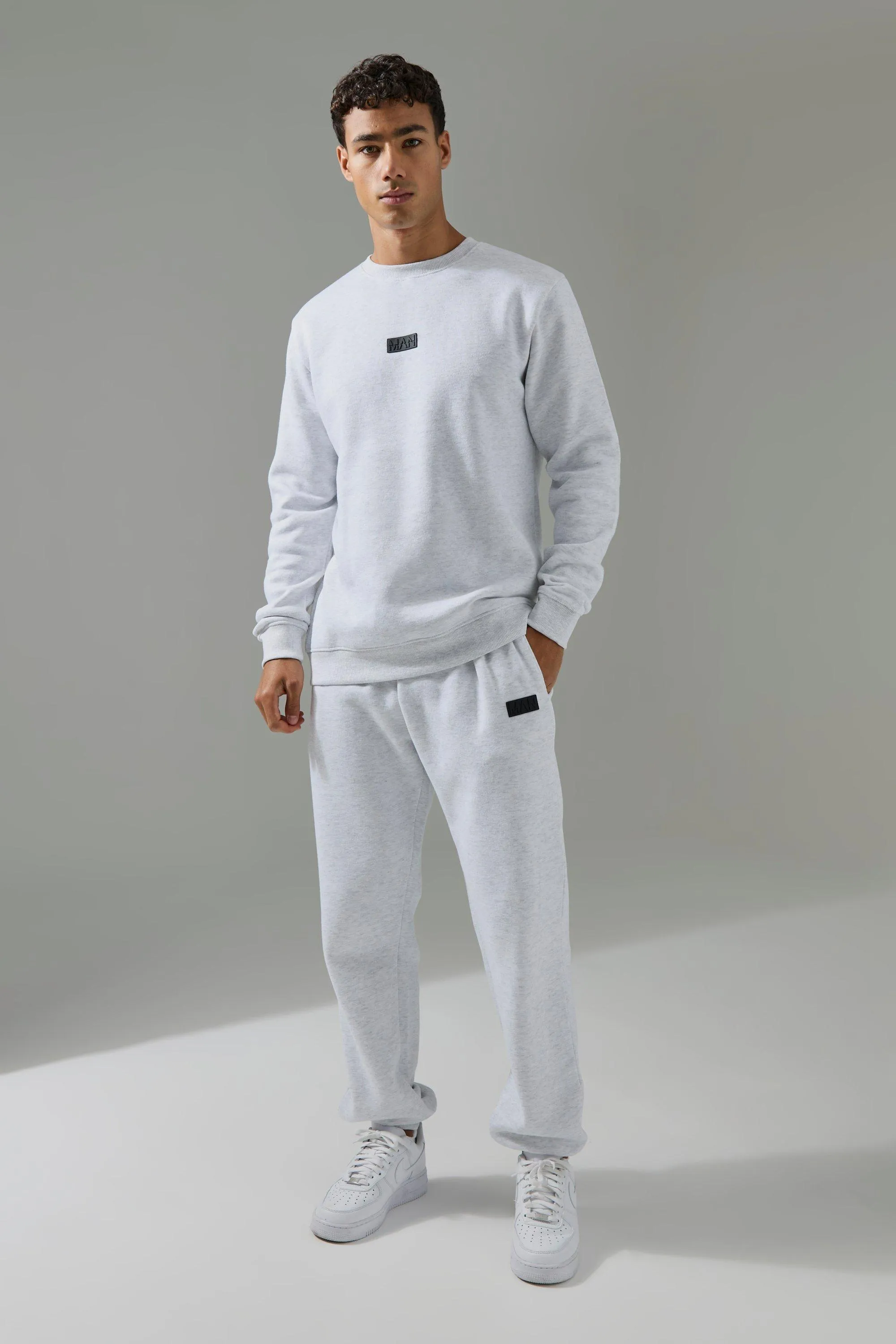 Man Active Sweatshirt & Sweatpant Tracksuit