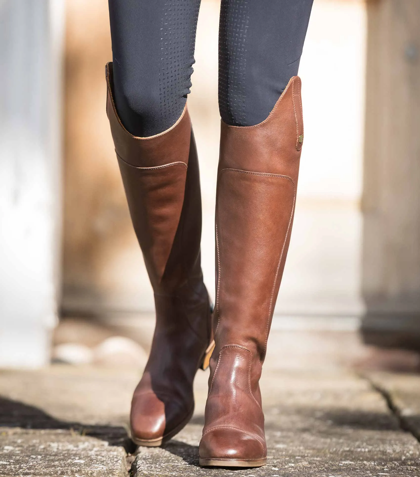 Mazziano Ladies Long Leather Dress Riding Boot