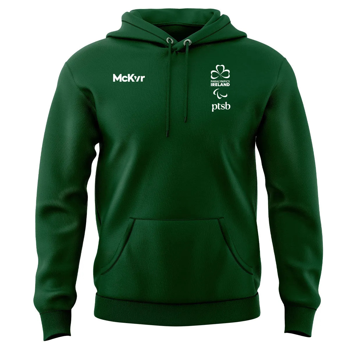 Mc Keever Paralympics Ireland Village Wear Hoodie - Adult - Green