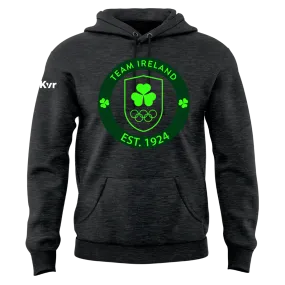 Mc Keever Team Ireland Big Logo Hoodie - Youth - Charcoal