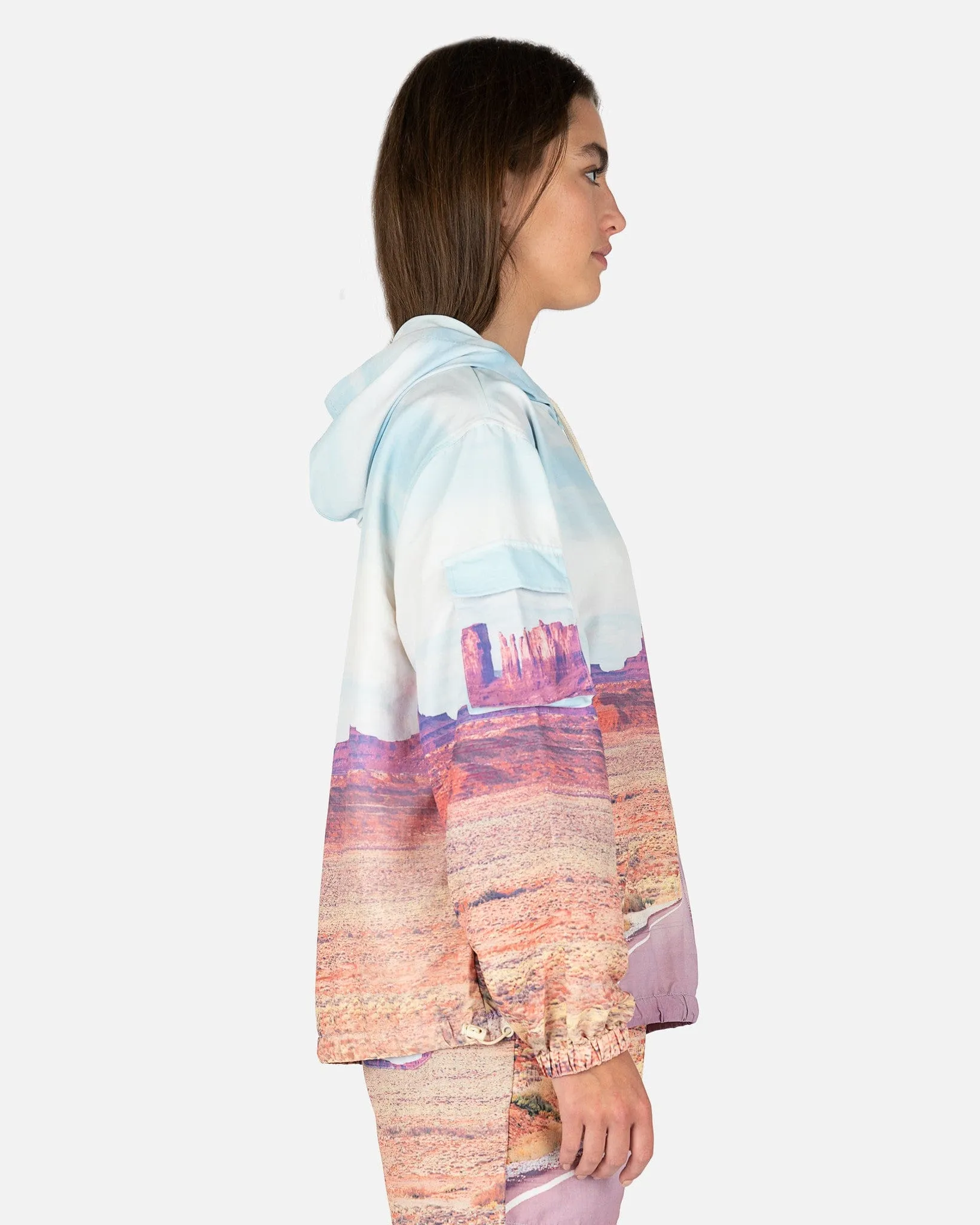 Melody Ehsani You Are Here Nylon Pullover in Multi