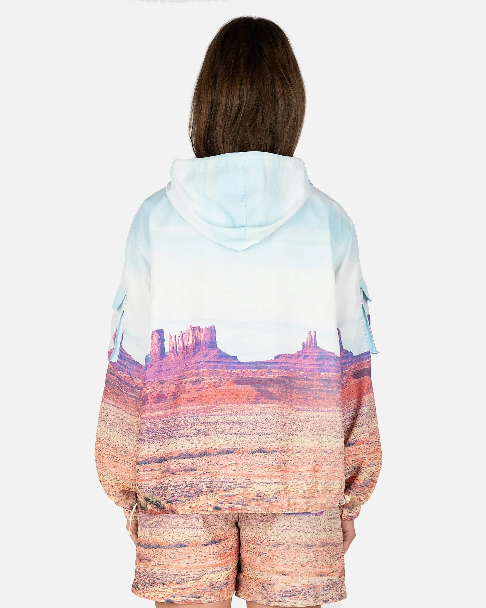 Melody Ehsani You Are Here Nylon Pullover in Multi