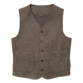 Men's Classic Vintage Tweed Vest 24297997M