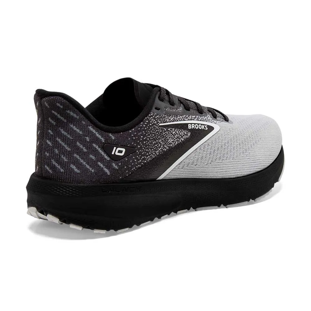 Men's Launch 10 Running Shoe - Black/Blackened Pearl/White - Regular (D)