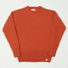 Merz b. Schwanen LOCC01 Knit Crew Neck Pullover - Rust